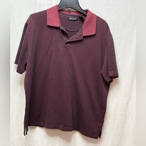 Men's Burgundy Polo Shirt